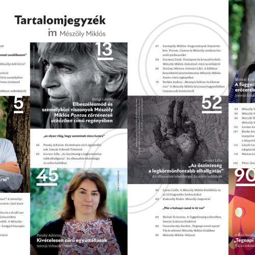 Irodalmi Magazin Mészöly Miklós számában (2021/4) illusztrációként megjelentetett alkotás